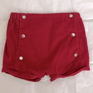 Jacadi corduroy shorts 18 mo